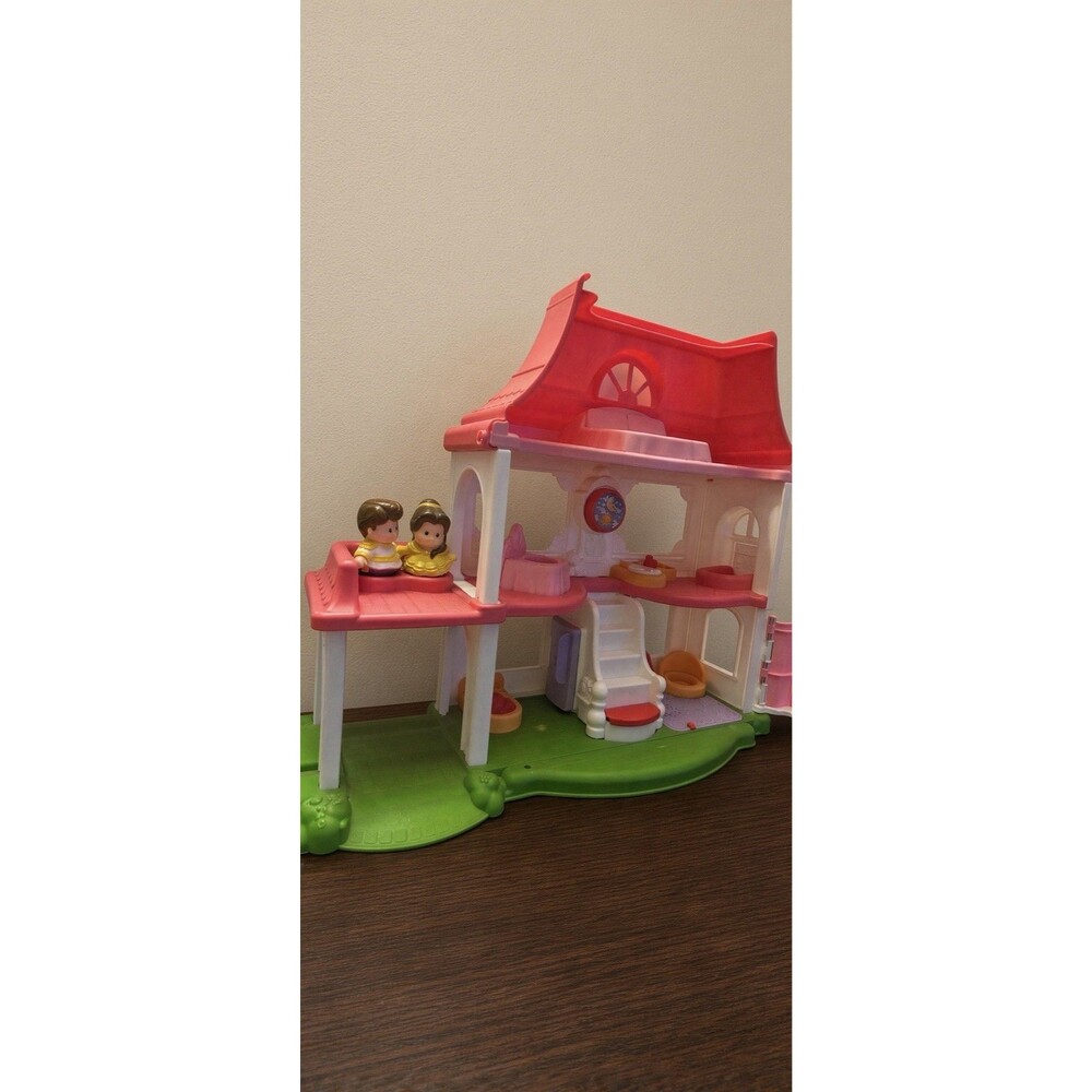 Fisher Price Little People Happy Sounds Home Sweet Home Dollhouse~Works~2 figure
